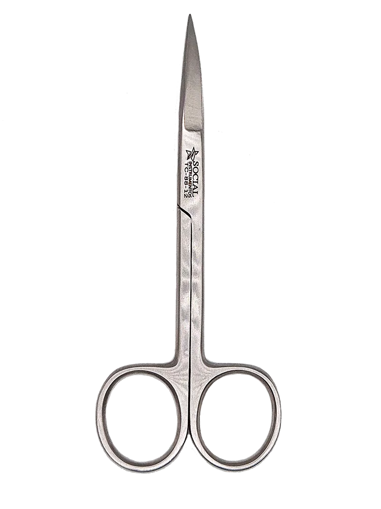 3 Unidades Tesouras Iris Curva 12Cm