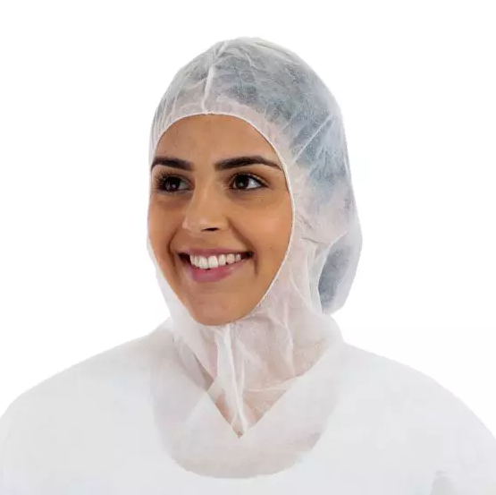 Touca Balaclava Descartável em TNT, extra longa - (50 Und)