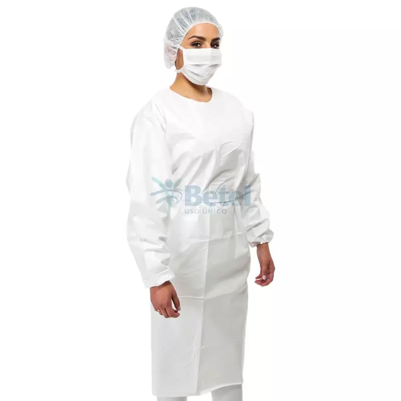 Avental Descartável, Laminado Impermeável - TNT ( Pct 10 uni)